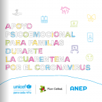 Apoyo psicoemocional para familias durante la cuarentena por el coronavirus