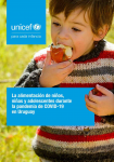 La alimentación de niños, niñas y adolescentes durante la pandemia de COVID-19 en Uruguay