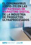 El coronavirus (COVID-19) en las estrategias de marketing digital de la industria de productos ultraprocesados