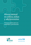 [Folleto] Abuso sexual en niños, niñas y adolescentes