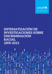 Sistematización de investigaciones sobre discriminación racial 2009-2023