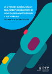 La situación de niños, niñas y adolescentes en contexto de movilidad humana en Uruguay y sus derechos