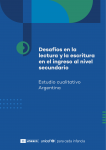 Desafíos en la lectura y la escritura en el ingreso al nivel secundario