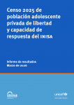 Censo 2025 de poblaci&oacute;n adolescente privada de libertad y capacidad de respuesta del INISA