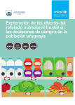 Exploración de los efectos del rotulado nutricional frontal en las decisiones de compra de la población uruguaya