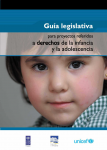 Guía legislativa para proyectos referidos a derechos de la infancia y la adolescencia