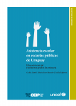 Asistencia escolar en escuelas públicas de Uruguay