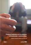 Prácticas judiciales en los procesos infraccionales a adolescentes
